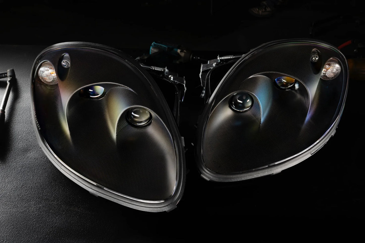 2000-2005 Ferrari 360 Carbon Fiber LED Headlights