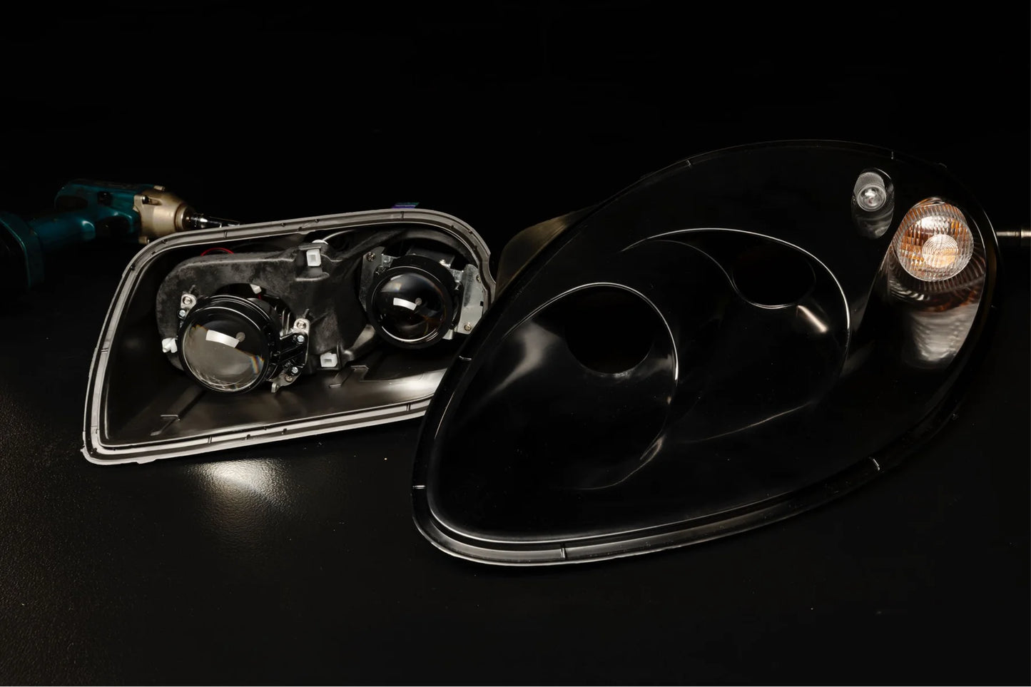 2000-2005 Ferrari 360 Paint-Ready Headlights