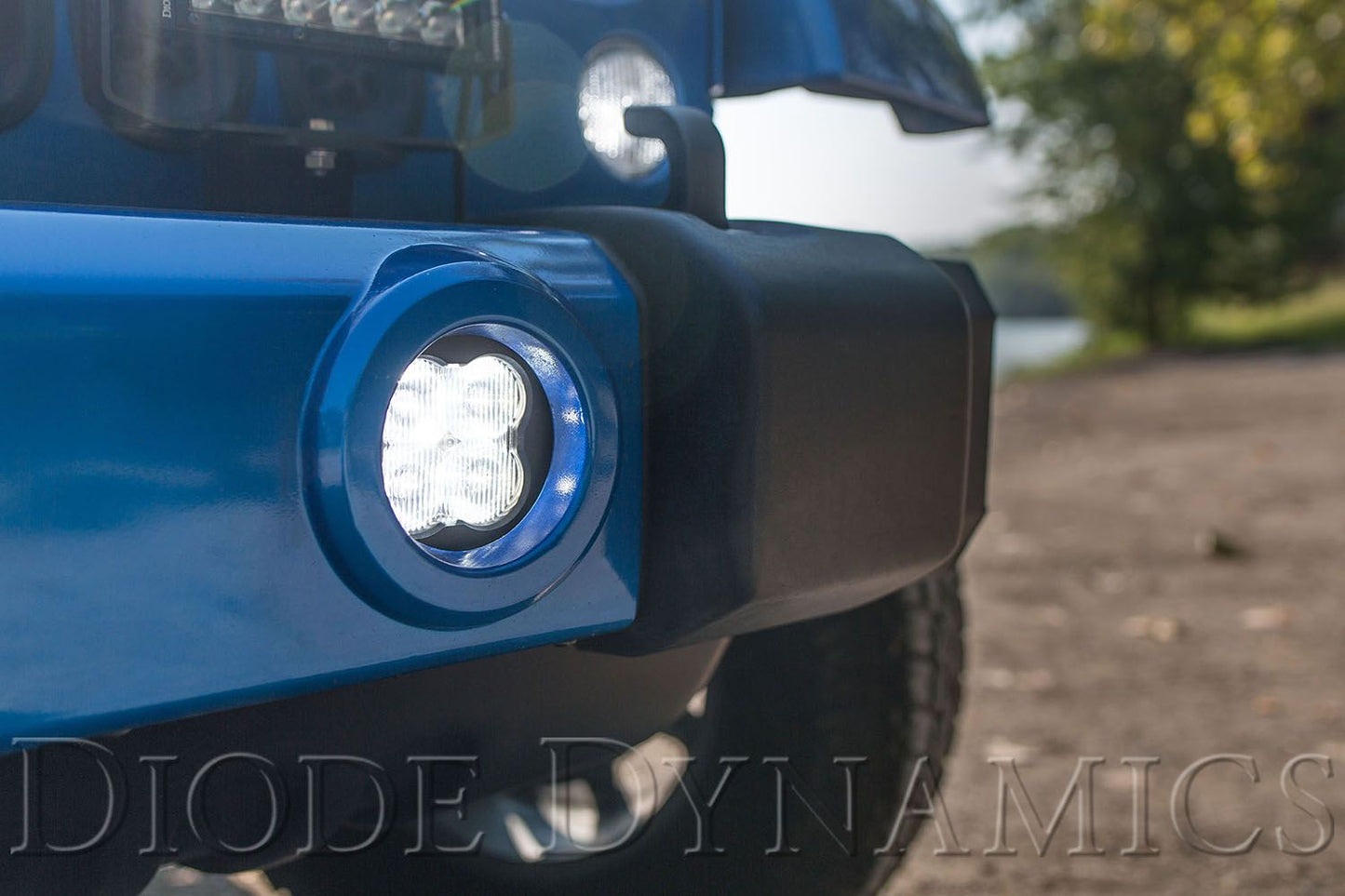 SS3 LED Fog Light Kit for 2007-2018 Jeep JK Wrangler Plastic Bumper