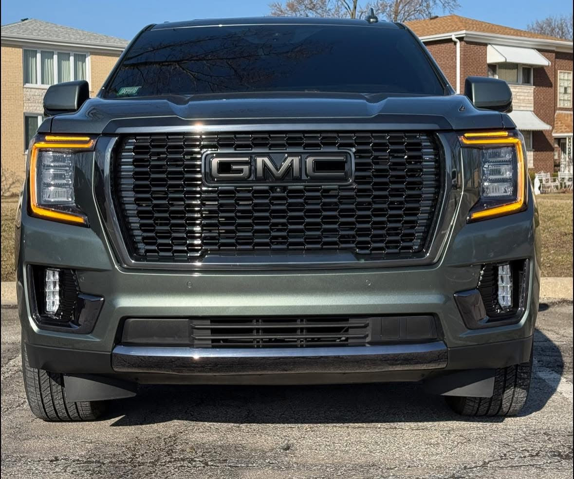 Arnés de faros LED OEM DRL ámbar GMC Sierra 2022+