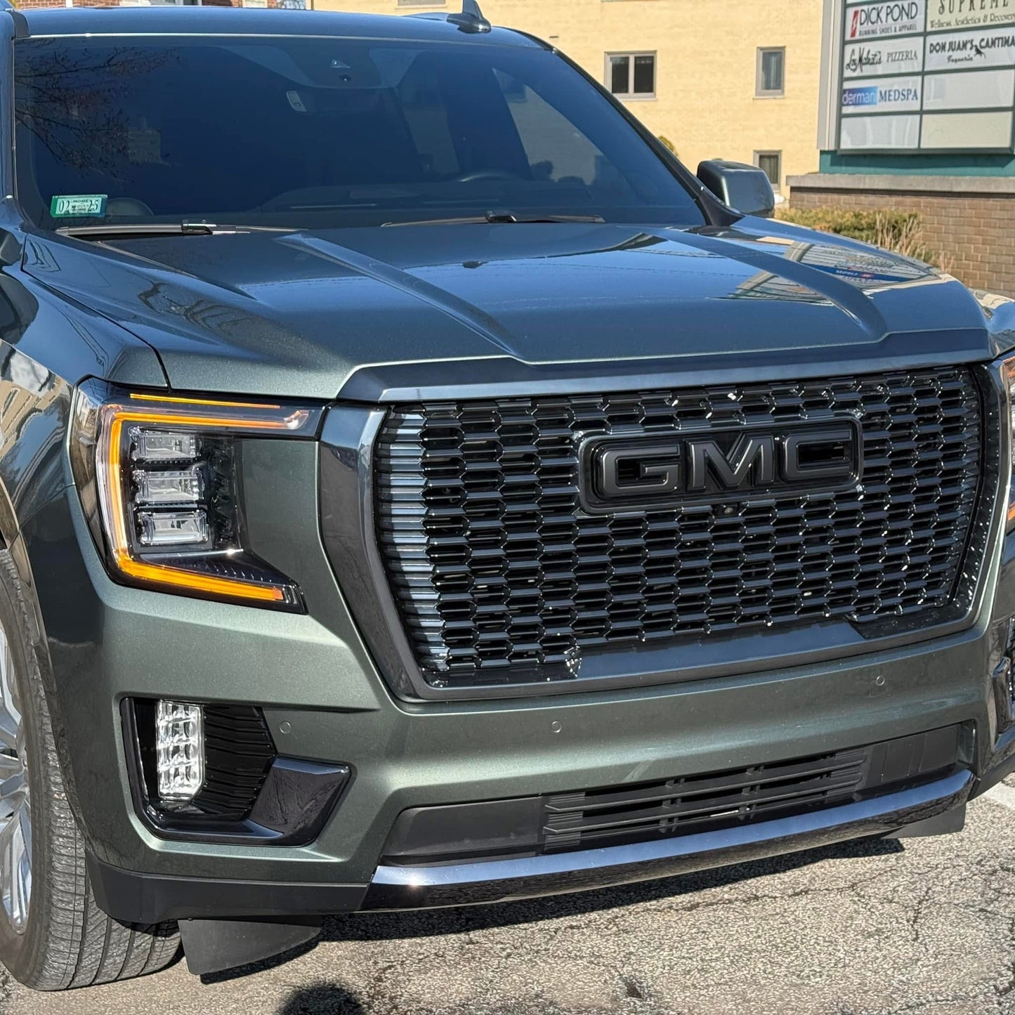 Arnés de faros LED OEM DRL ámbar GMC Sierra 2022+