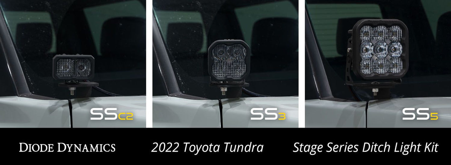 Stage Series Ditch Light Kit for 2022+ Toyota Tundra