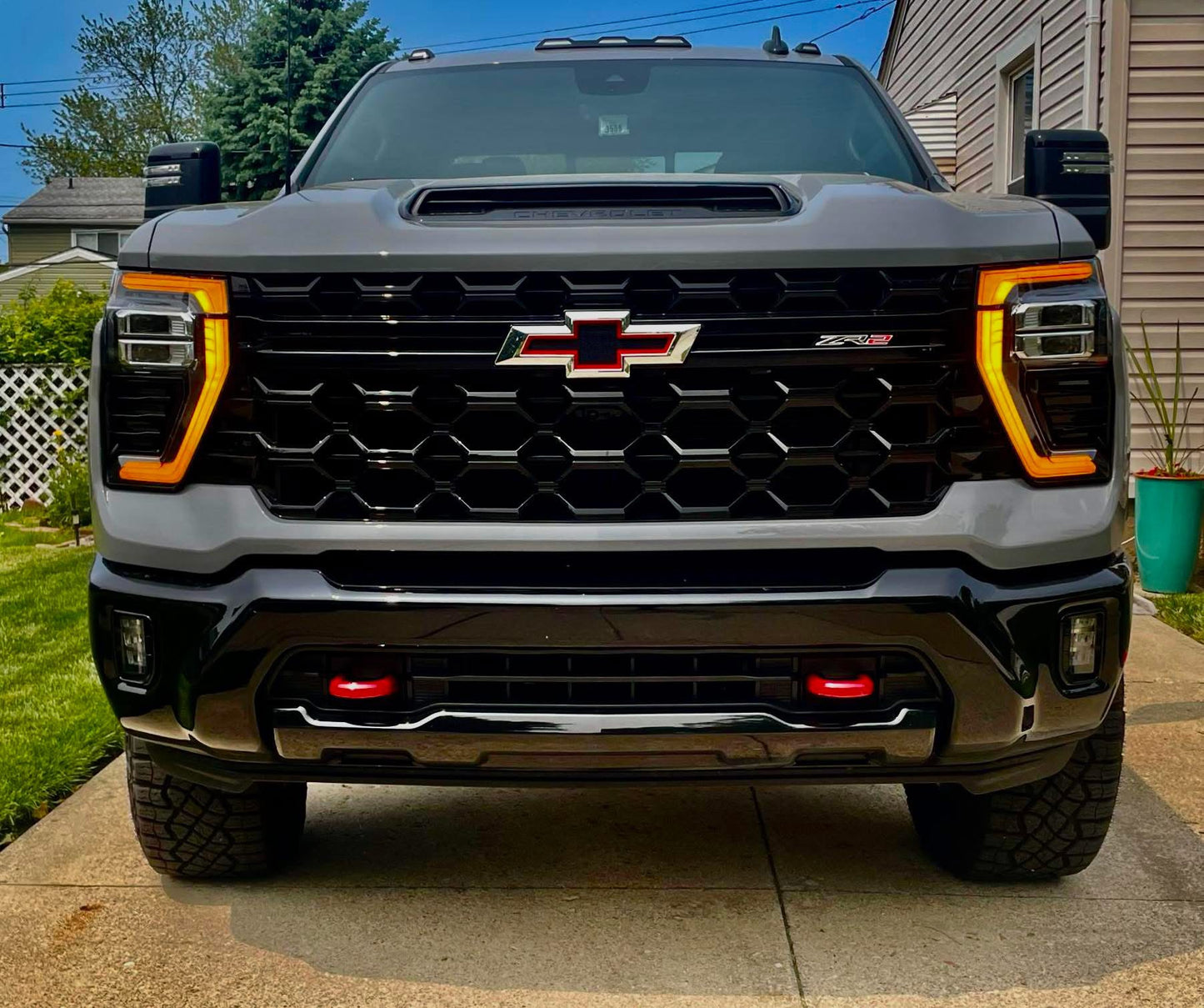 Arnés de luces LED OEM DRL ámbar para Chevrolet Silverado 2022+