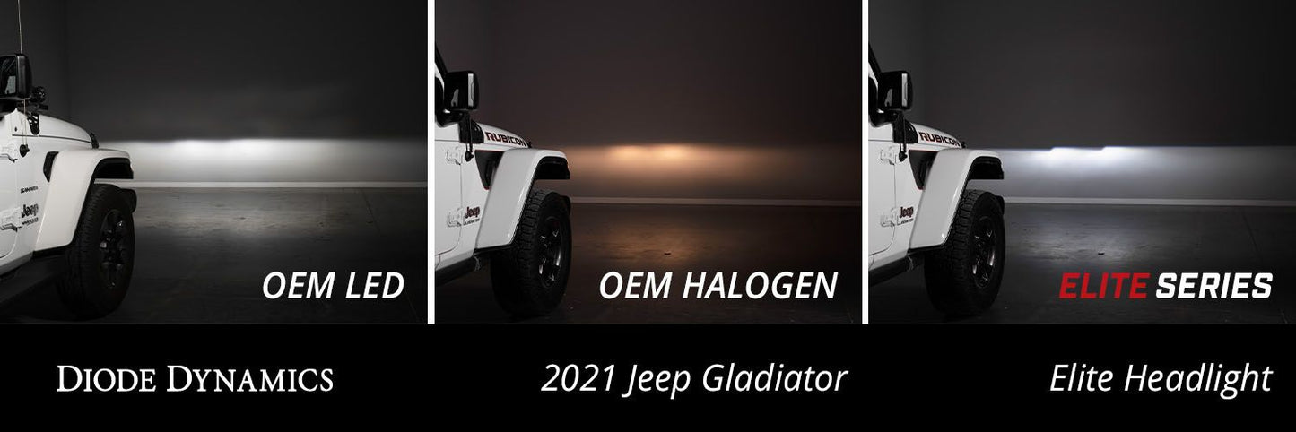 Elite LED Headlamps for 2020+ Jeep JT Gladiator