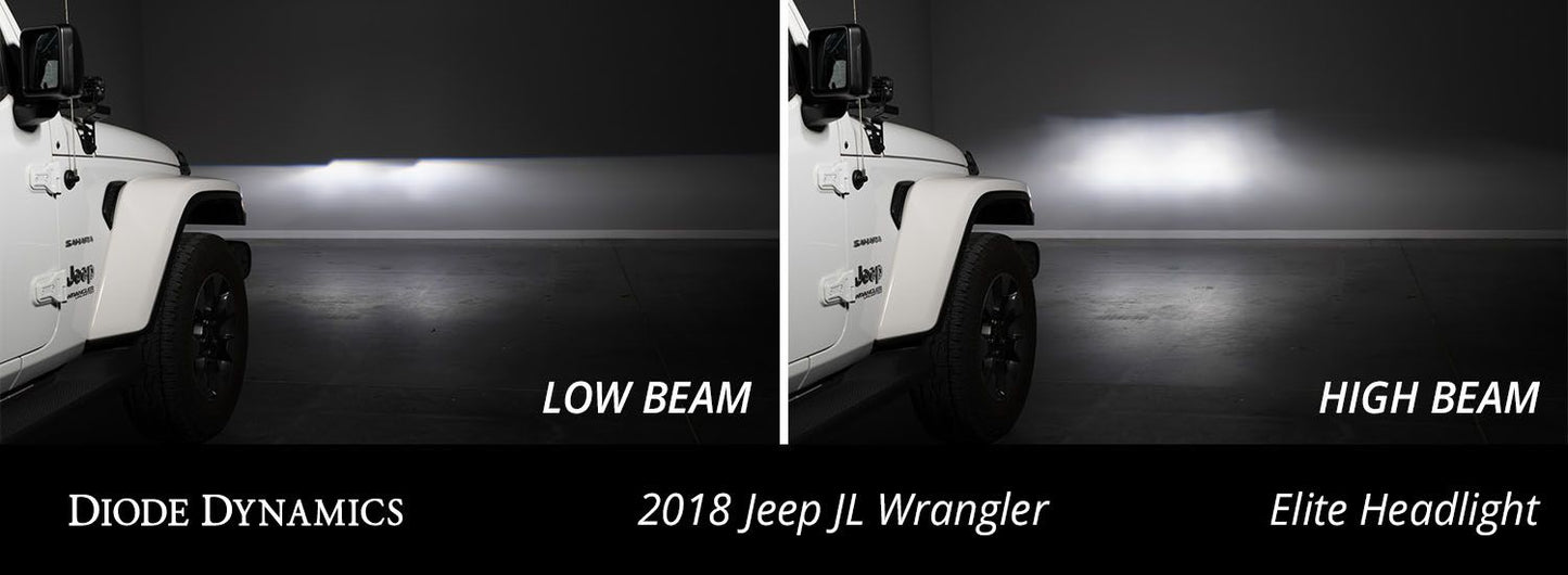 Elite LED Headlamps for 2018+ Jeep JL Wrangler