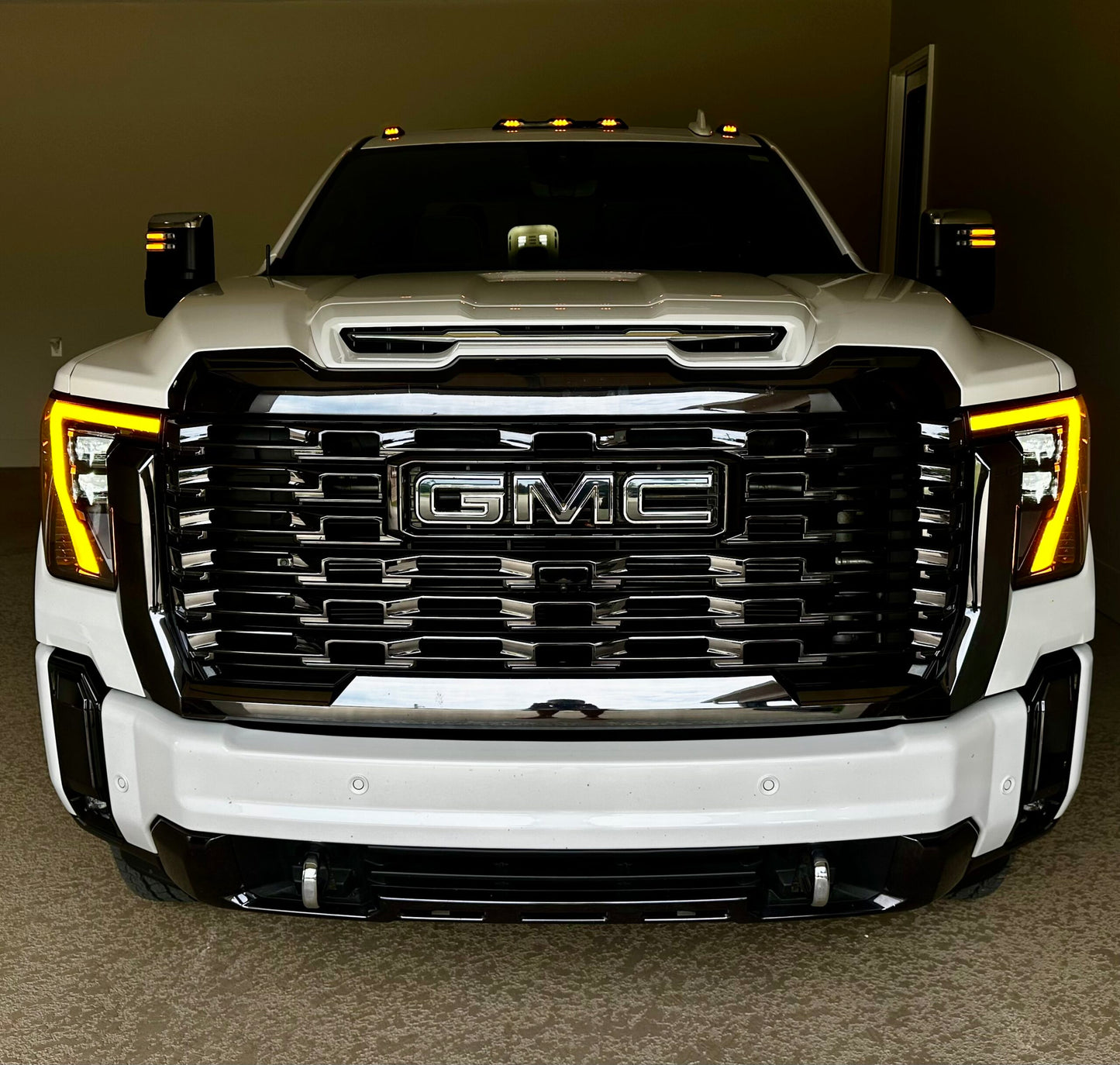 2024+ GMC Sierra HD Amber DRL OEM LED Headlight Harness