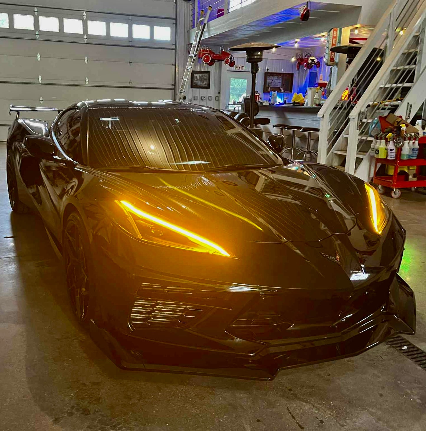 2020+ Chevrolet Corvette C8 Amber DRL OEM LED Headlight Harness