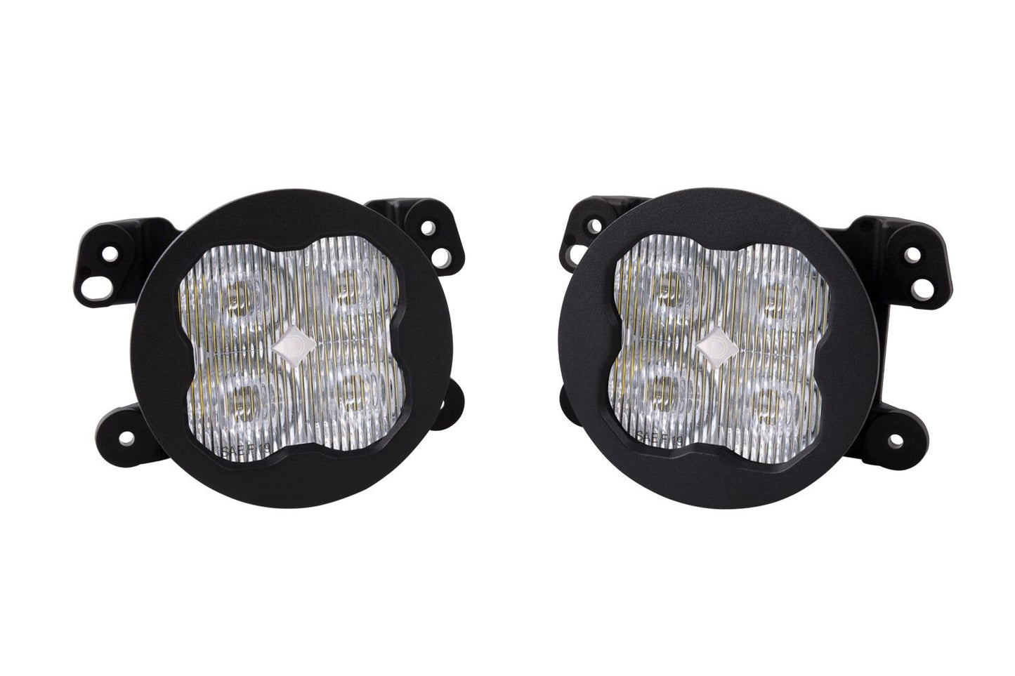 SS3 LED-Nebelscheinwerfer-Kit für 2007–2018 Jeep JK Wrangler, Kunststoffstoßstange