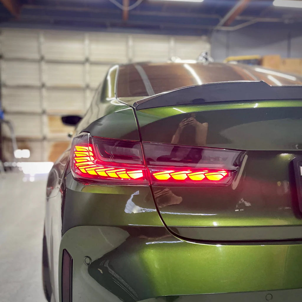 Luces traseras LED secuenciales estilo GTS del BMW M3/3 Series Coupé 2019+ (F87/F22)