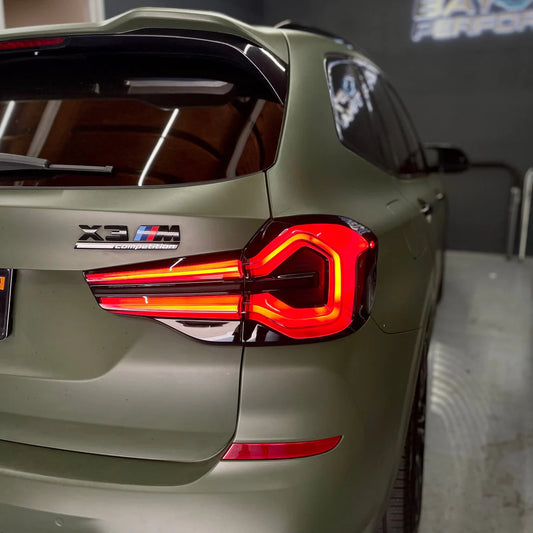 Luces traseras LED secuenciales estilo LCI para BMW X3/X3M (F97) 2018-2021