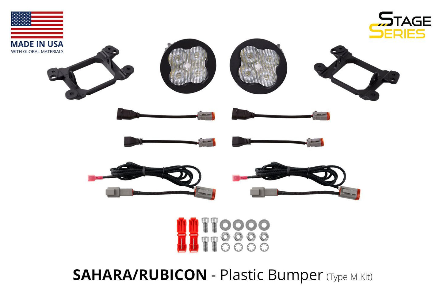 SS3 LED-Nebelscheinwerfer-Kit für Jeep JL Wrangler ab 2018