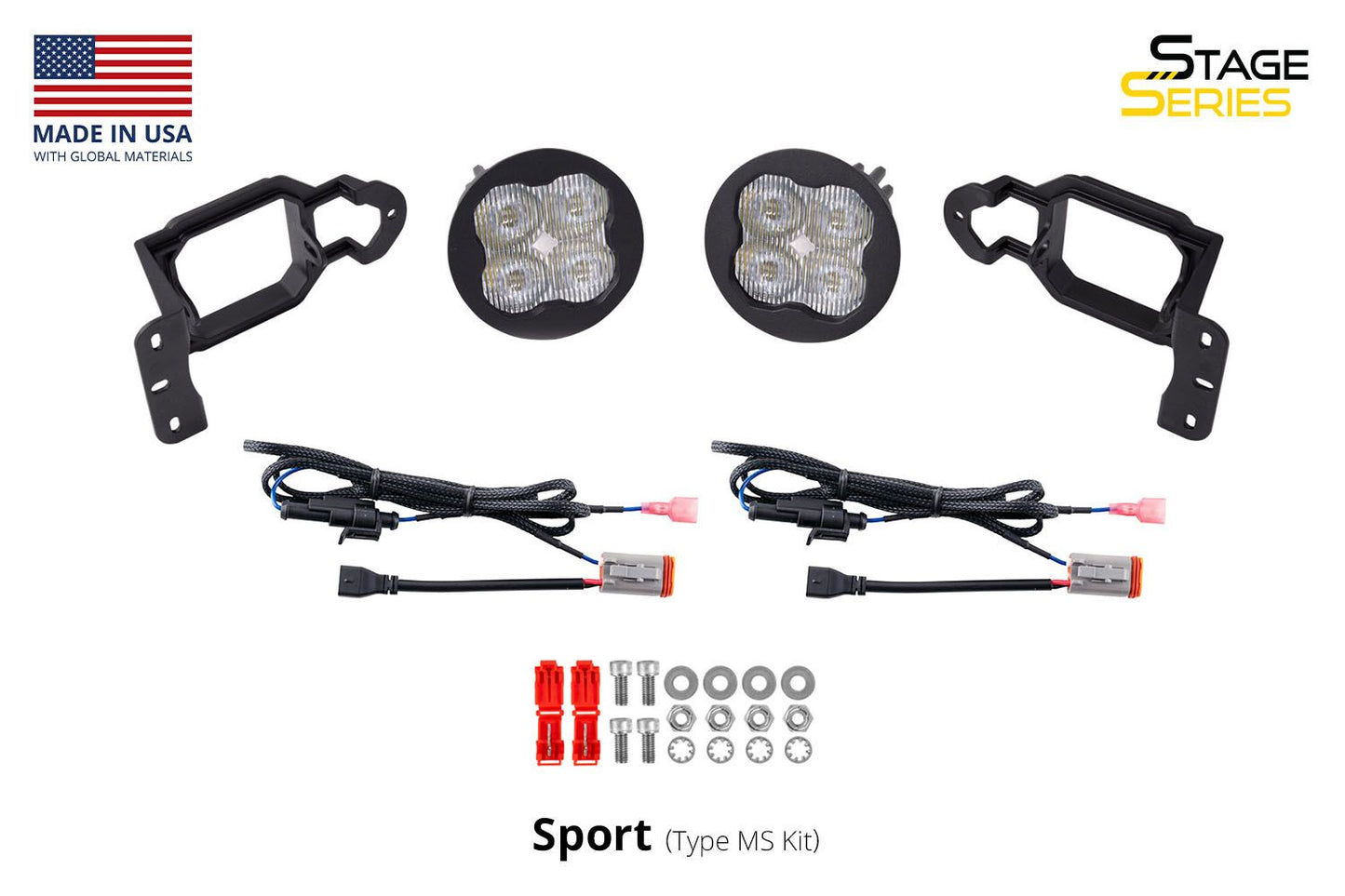 SS3 LED-Nebelscheinwerfer-Kit für Jeep JL Wrangler ab 2018