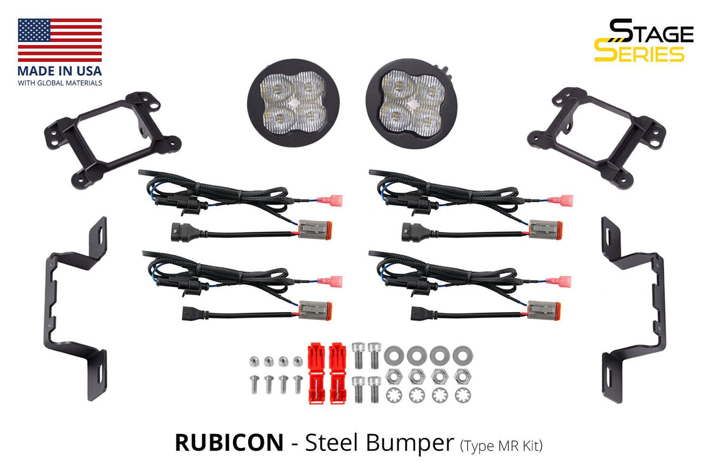 SS3 LED-Nebelscheinwerfer-Kit für Jeep JL Wrangler ab 2018