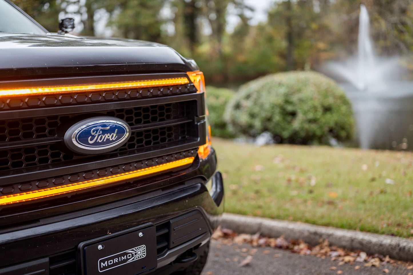 Faros delanteros Ford F150 XB 2021-2023: (luz diurna ámbar)