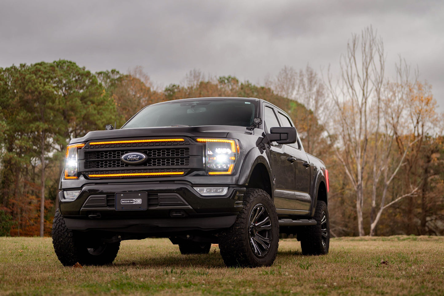 Faros delanteros Ford F150 XB 2021-2023: (luz diurna ámbar)