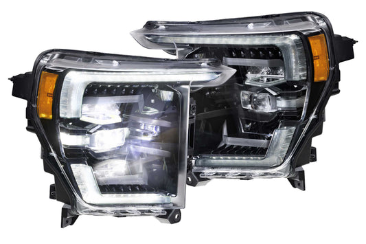 Faros delanteros Ford F150 XB 2021-2023: (luces de circulación diurna blancas)