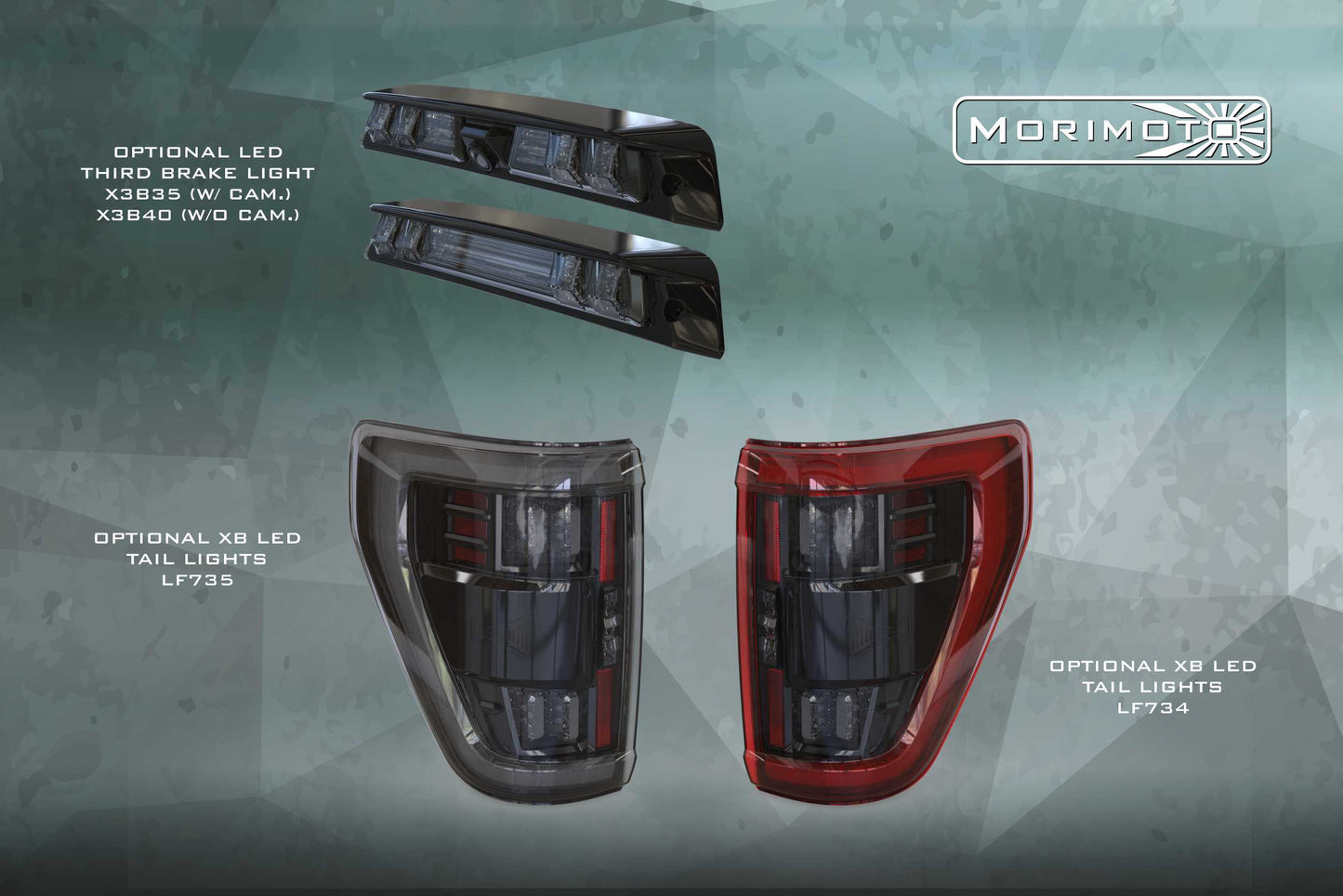 Faros delanteros Ford F150 XB 2021-2023: (luces de circulación diurna blancas)