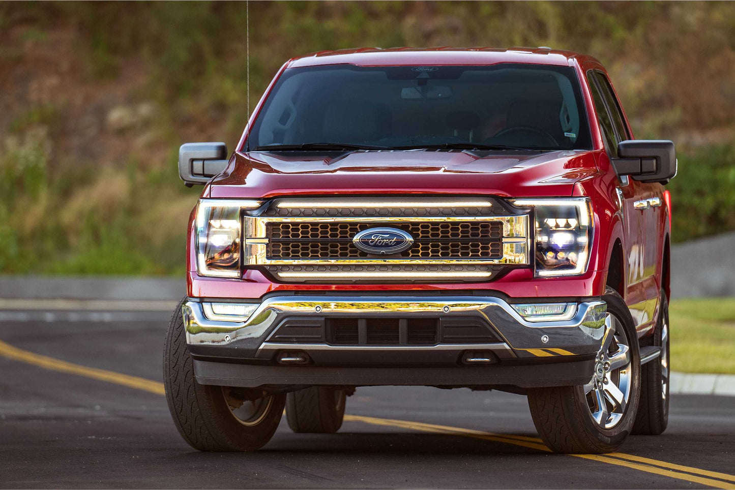 2021-2023 Ford F150 XB Headlights: (White DRL)