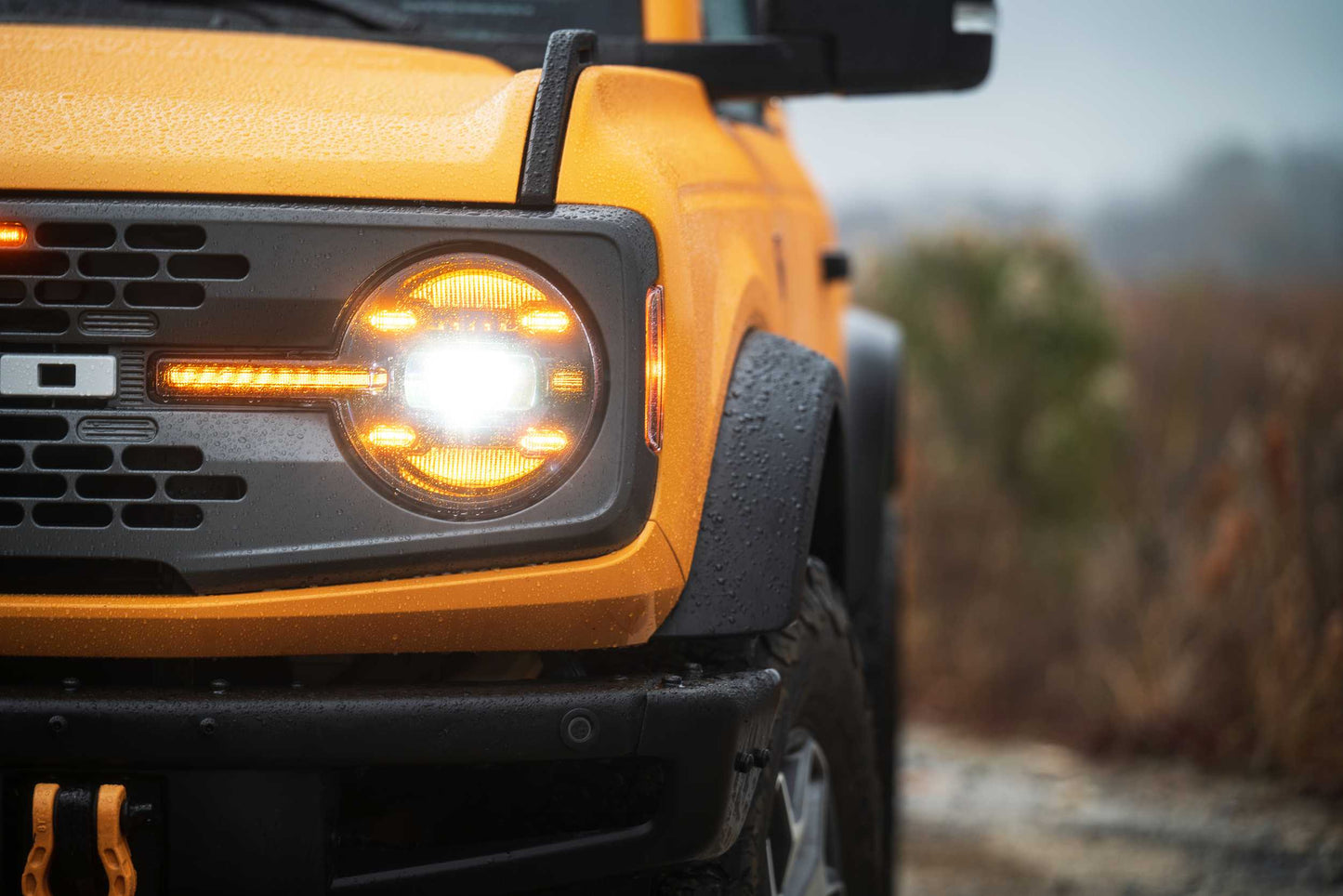 Faros LED XB: Ford Bronco (21+) (par/luz diurna ámbar)