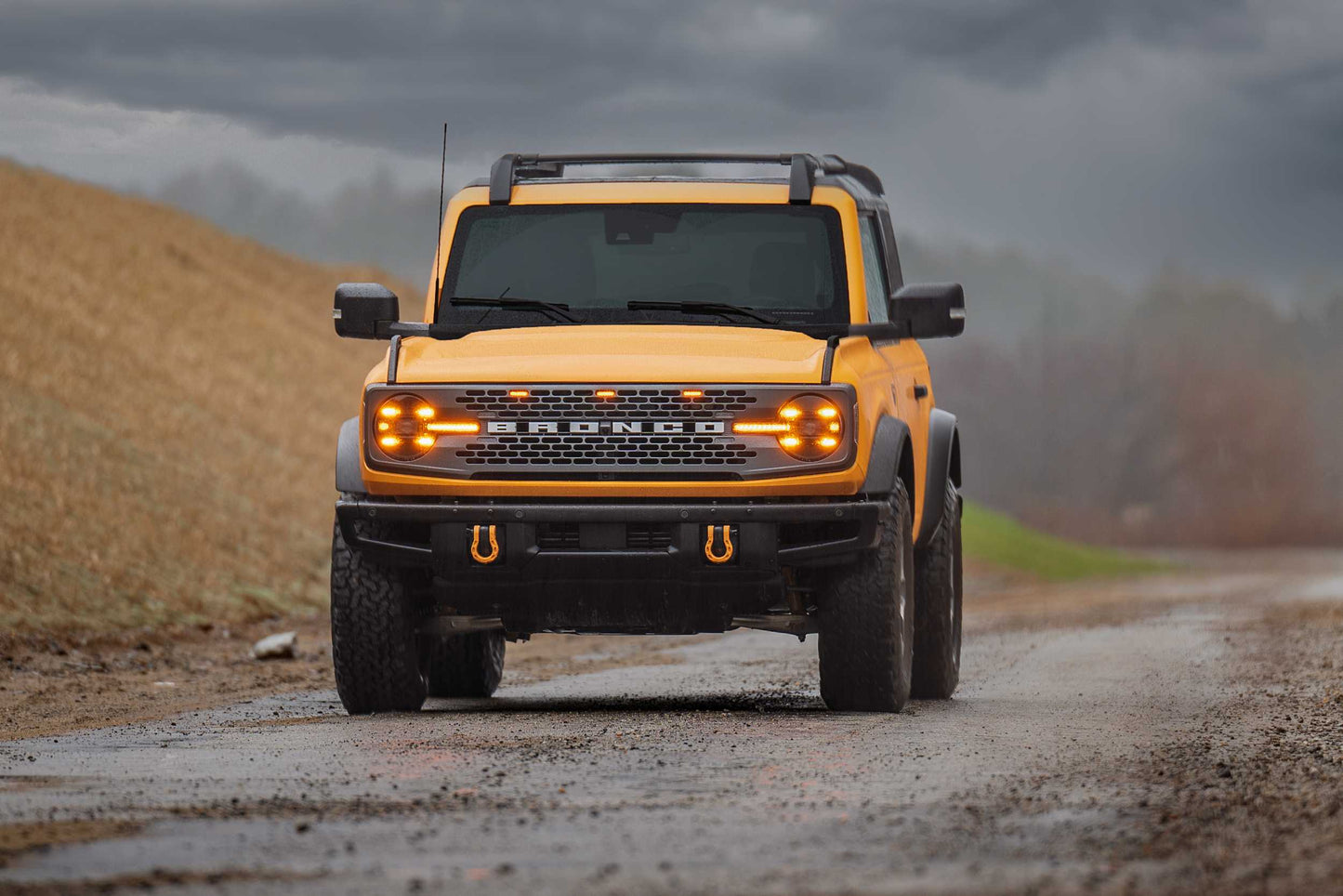 Faros LED XB: Ford Bronco (21+) (par/luz diurna ámbar)