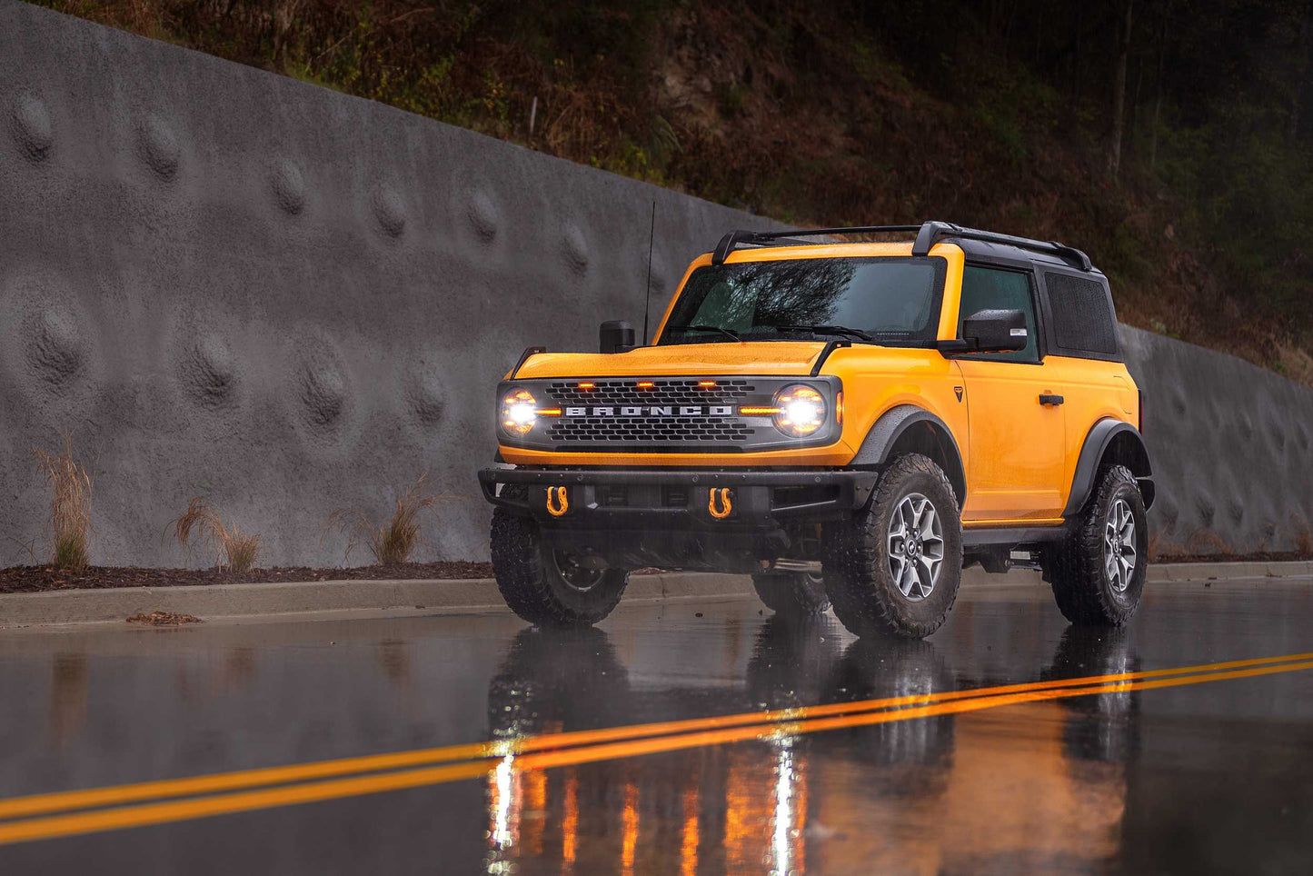 Faros LED XB: Ford Bronco (21+) (par/luz diurna ámbar)