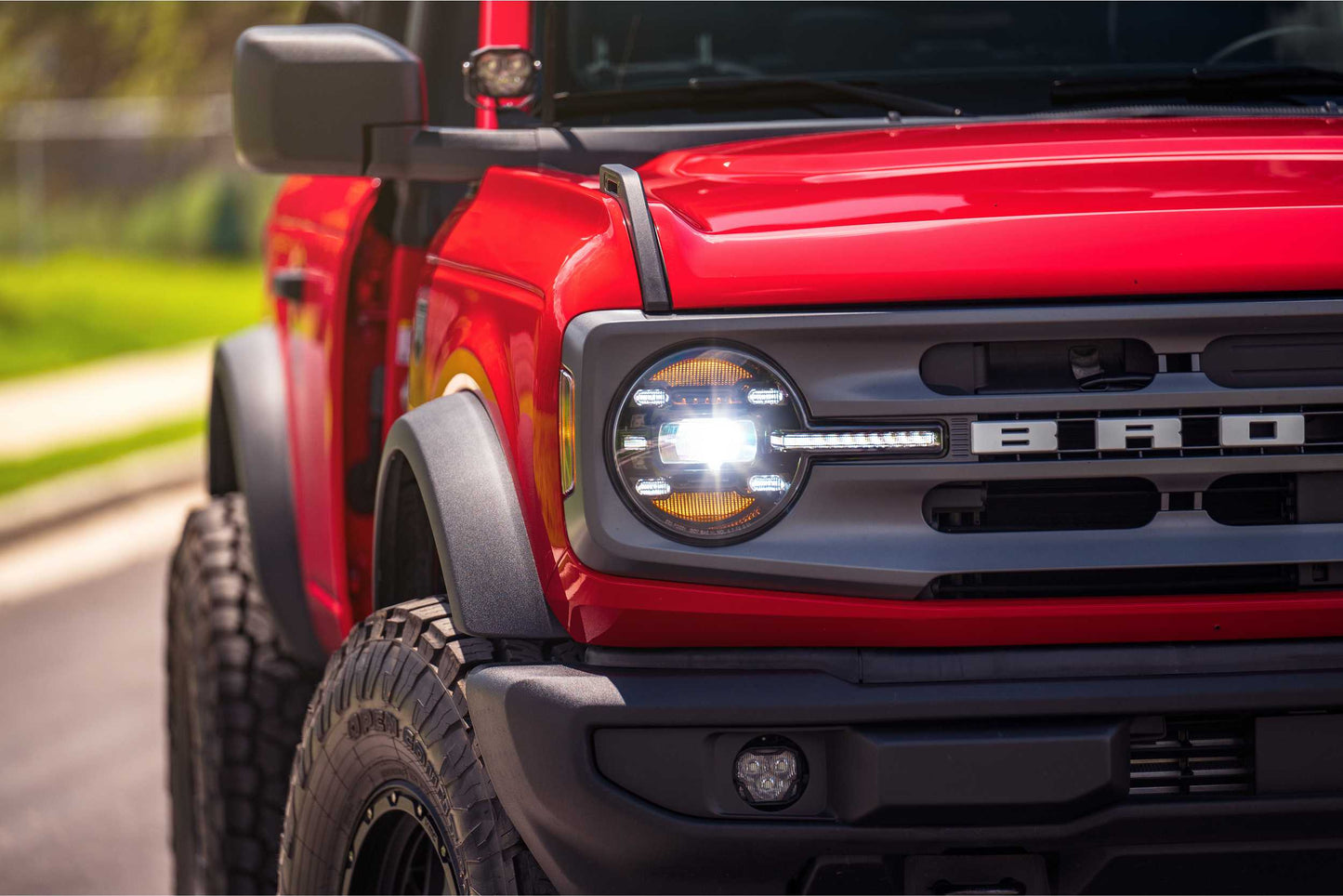 Faros LED XB: Ford Bronco (21+) (par/luz diurna blanca)