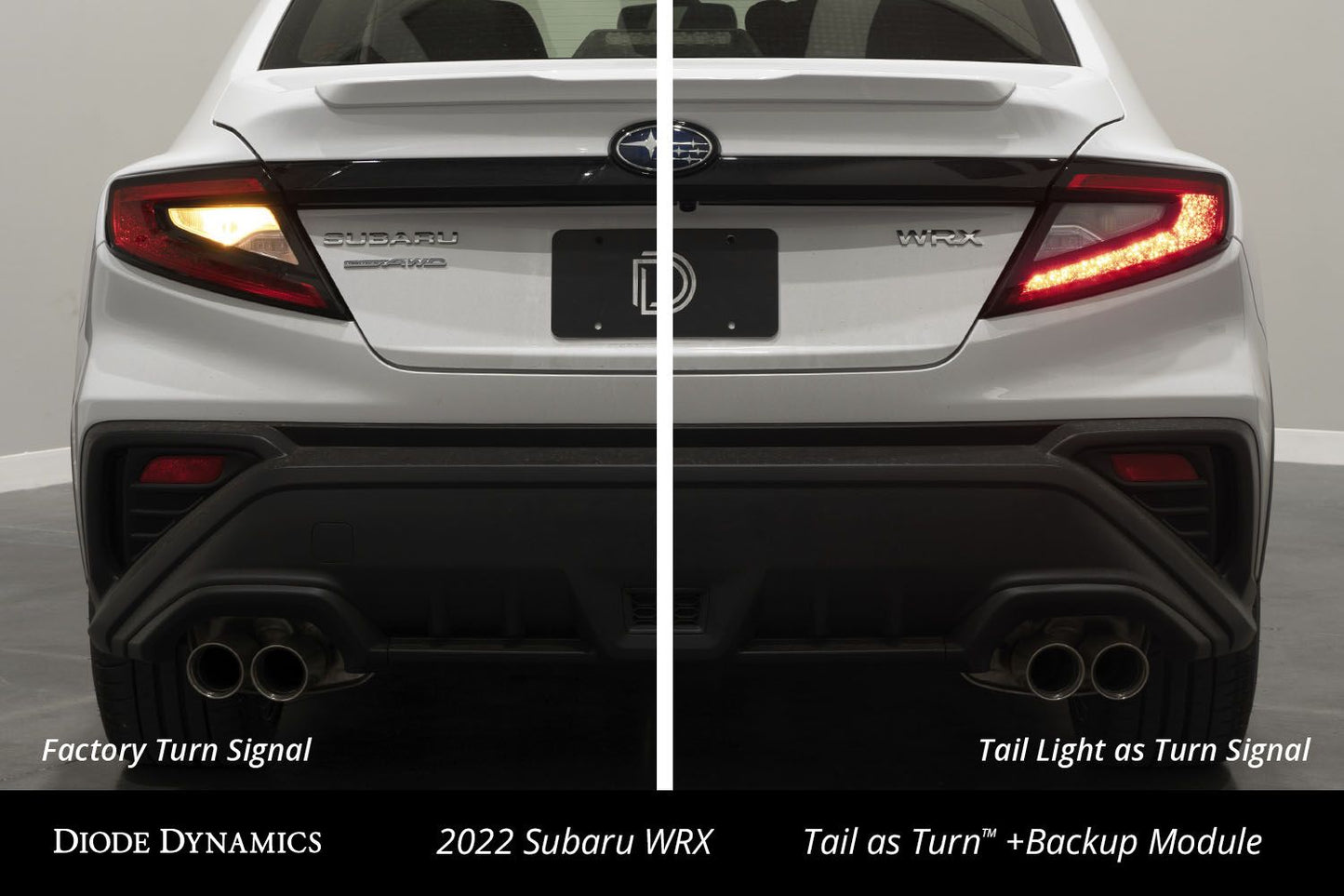 Tail as Turn + Backup Module for 2022+ Subaru WRX