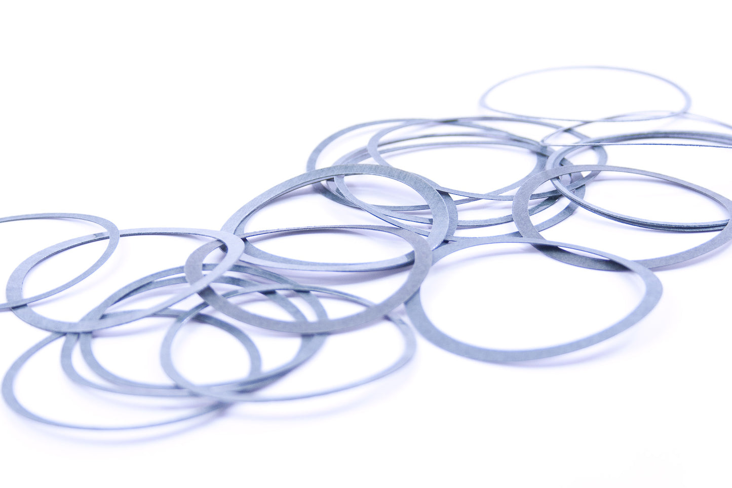 Linsenabstandshalter-Set, 6 Stück: (64 mm Außendurchmesser / 55 mm Innendurchmesser)