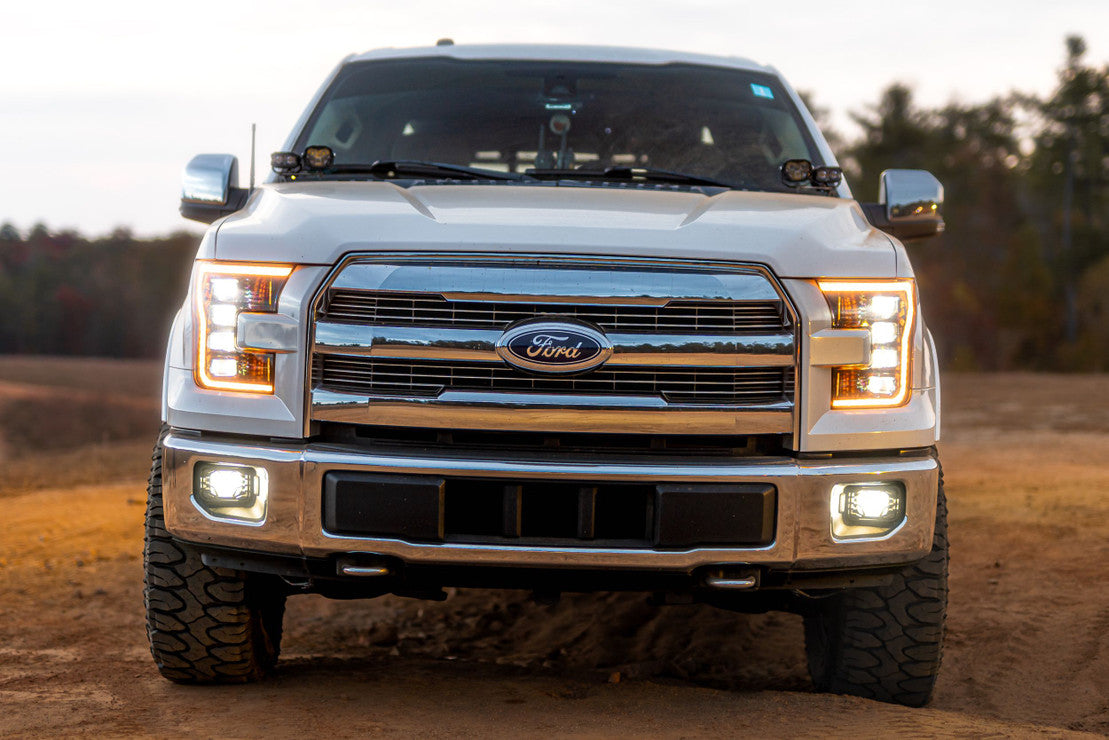 Faros LED XB: Ford Raptor (2017-2020) (luz diurna ámbar)