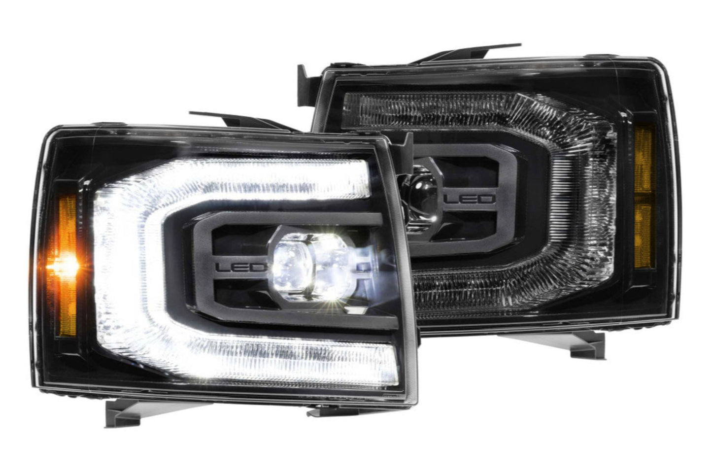 Faros delanteros LED XB: Chevy Silverado (07-13) (par/ASM/Gen II)