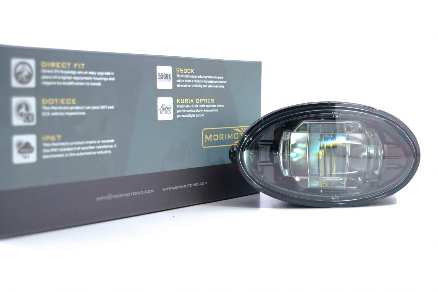 Faros antiniebla LED Morimoto XB: tipo H (par)