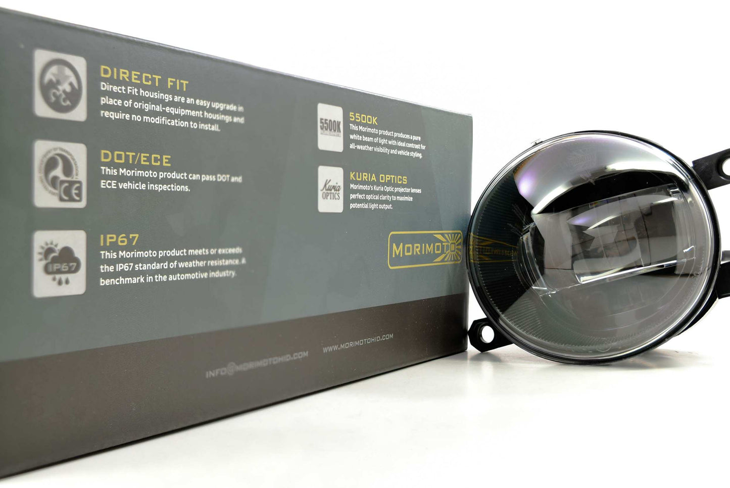 Morimoto XB LED-Nebelscheinwerfer: Typ T (Paar / weißes Licht)