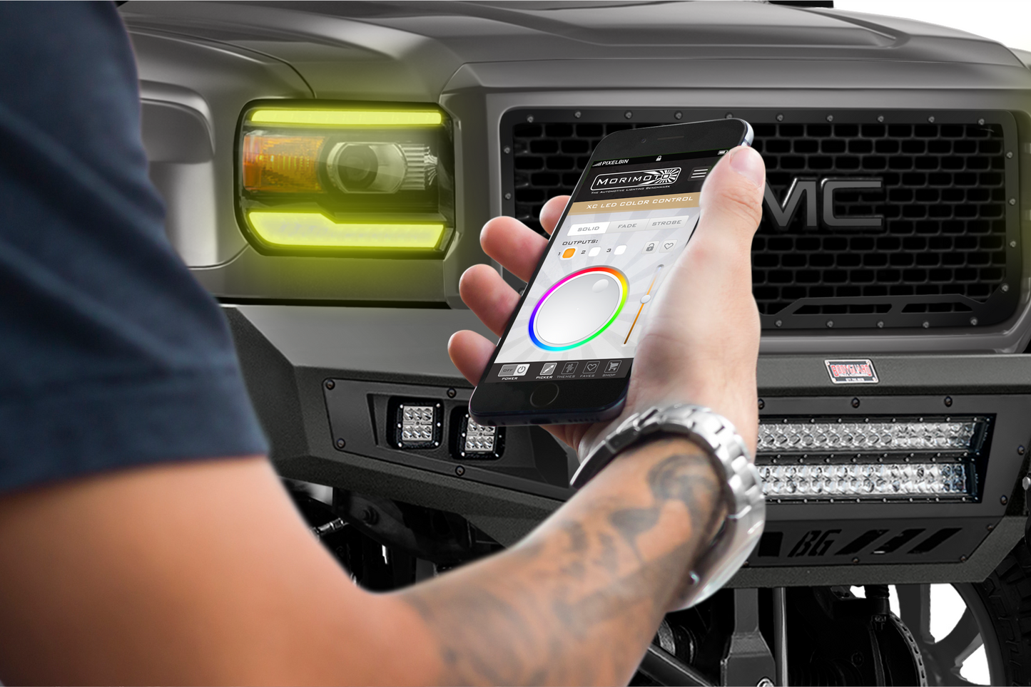 Placas DRL de píxeles de perfil: GMC Sierra 14-15 (juego)