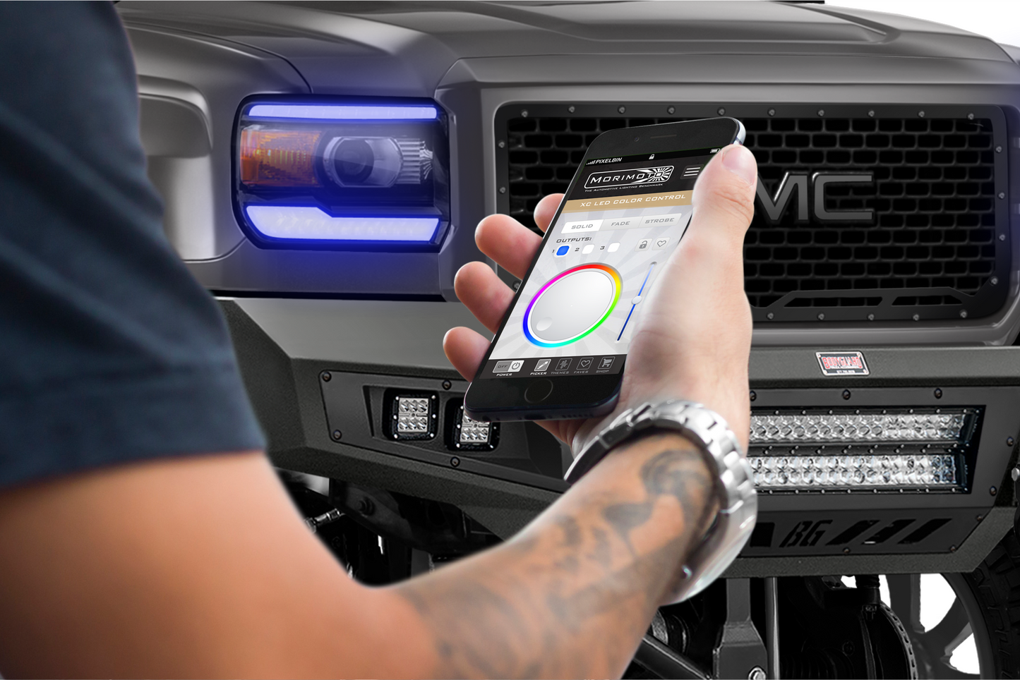 Placas DRL de píxeles de perfil: GMC Sierra 14-15 (juego)