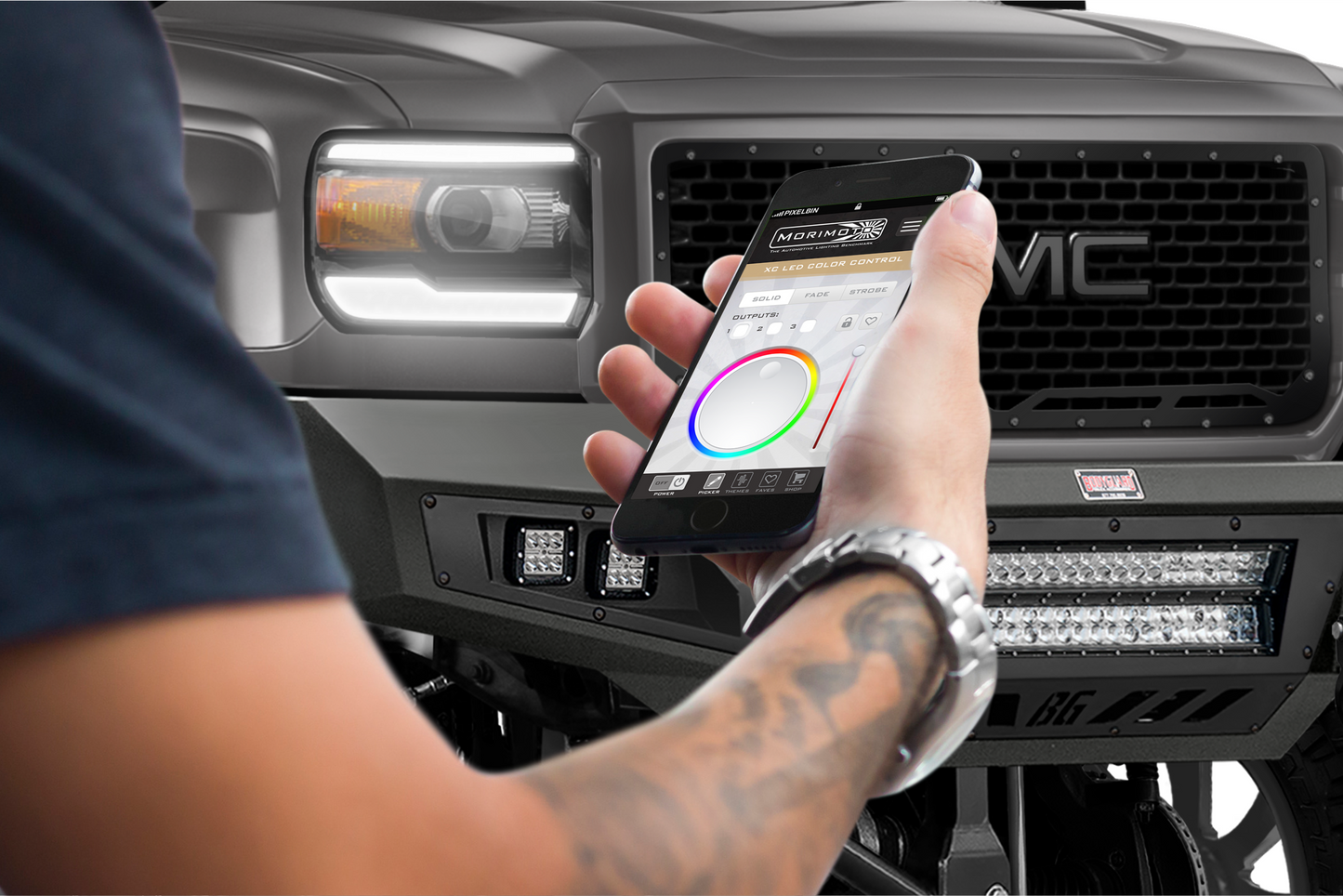 Placas DRL de píxeles de perfil: GMC Sierra 14-15 (juego)