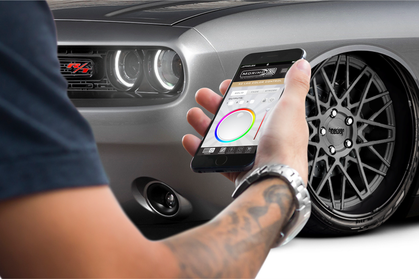 Placas DRL de píxeles de perfil: Dodge Challenger 15-17 (juego)