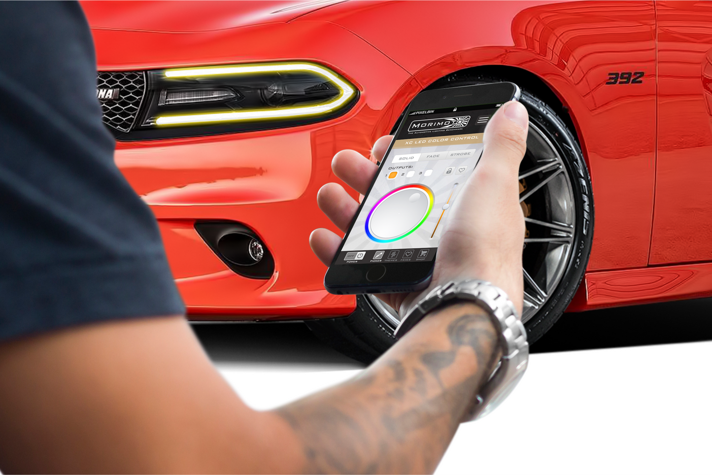 Placas DRL de píxeles de perfil: Dodge Charger 15-18 (juego)