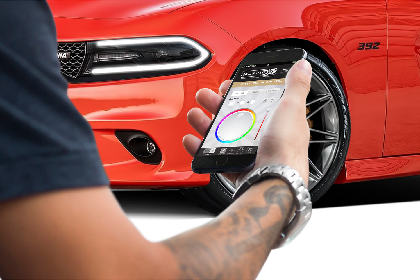 Placas DRL de píxeles de perfil: Dodge Charger 15-18 (juego)