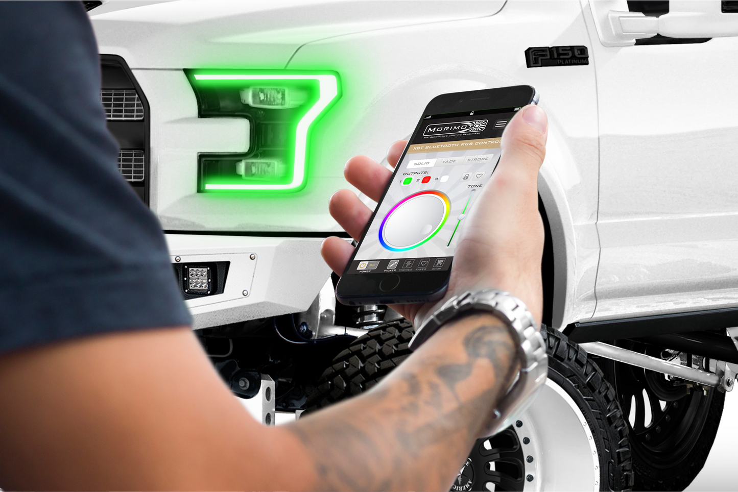Placas DRL de píxeles de perfil: Ford F150 15-17 (juego)
