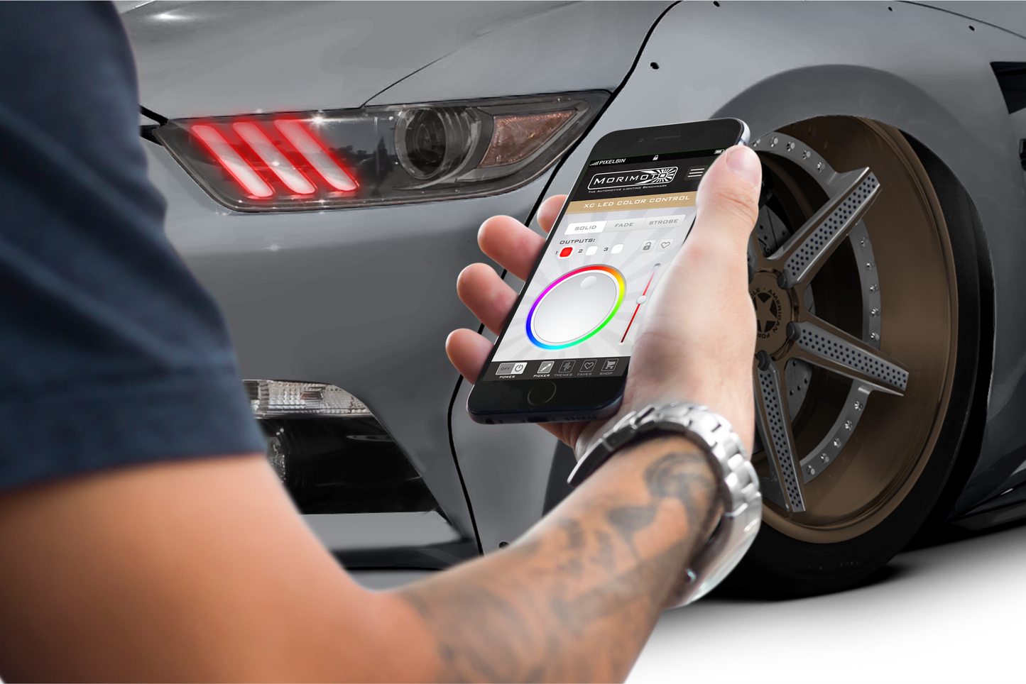 Placas DRL de píxeles de perfil: Ford Mustang 2015+ (juego)