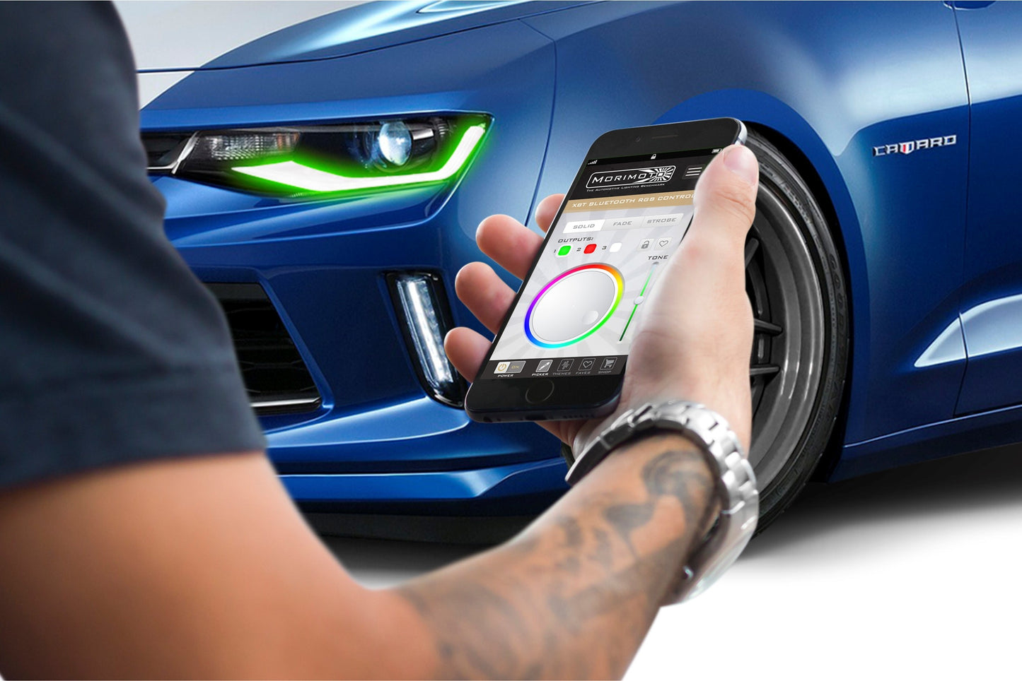 Placas DRL de píxeles de perfil: Chevy Camaro 2016+ (juego)