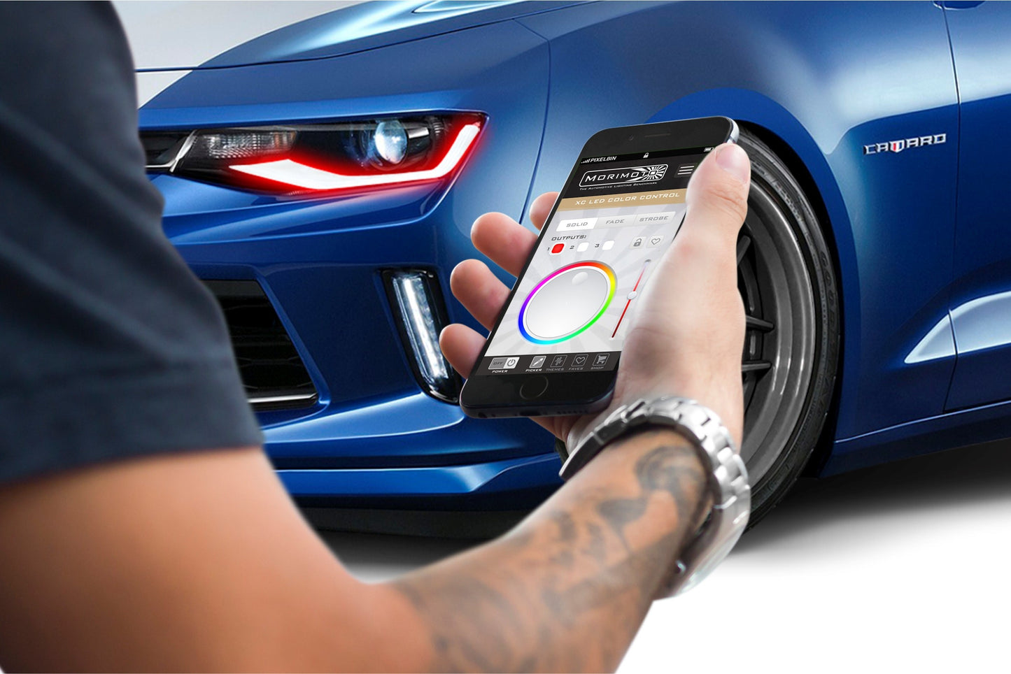 Placas DRL de píxeles de perfil: Chevy Camaro 2016+ (juego)