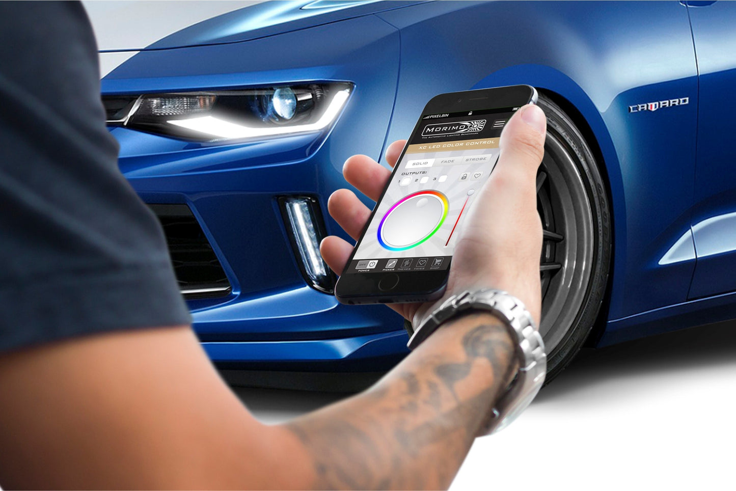 Placas DRL de píxeles de perfil: Chevy Camaro 2016+ (juego)