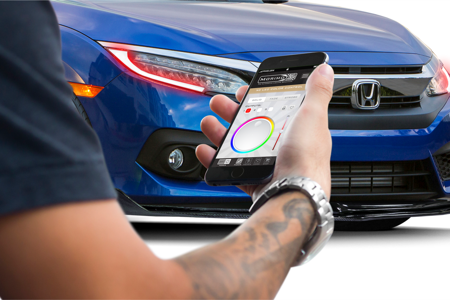 Placas DRL de píxeles de perfil: Honda Civic 16+ (juego)
