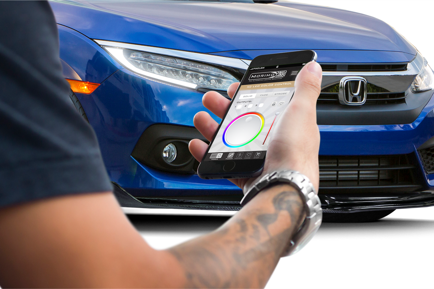 Placas DRL de píxeles de perfil: Honda Civic 16+ (juego)