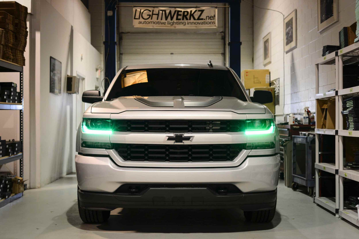 Placas DRL de píxeles de perfil: Chevrolet Silverado 2016+ (juego)