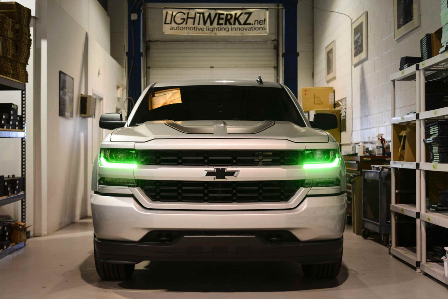Placas DRL de píxeles de perfil: Chevrolet Silverado 2016+ (juego)
