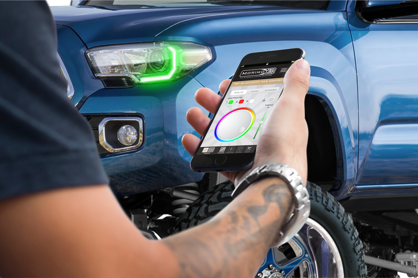 Placas DRL de píxeles de perfil: Toyota Tacoma 16-19 (juego)