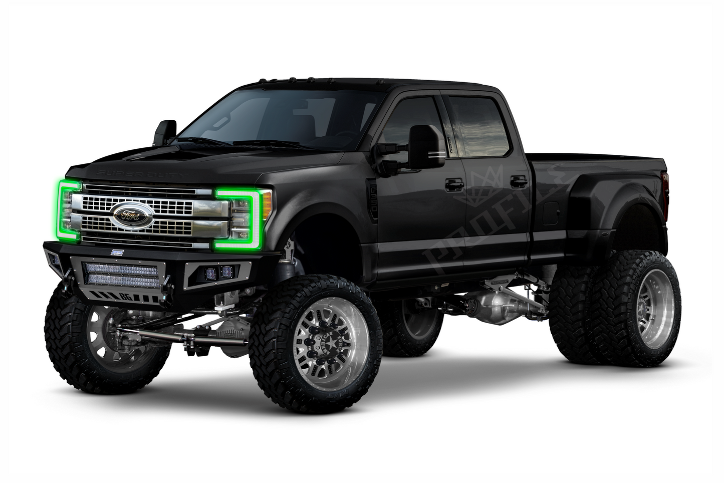 Placas DRL de píxeles de perfil: Ford Superduty 17+ (juego)