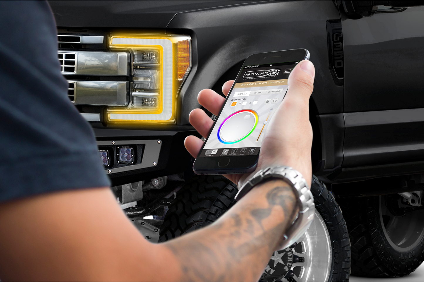 Placas DRL de píxeles de perfil: Ford Superduty 17+ (juego)